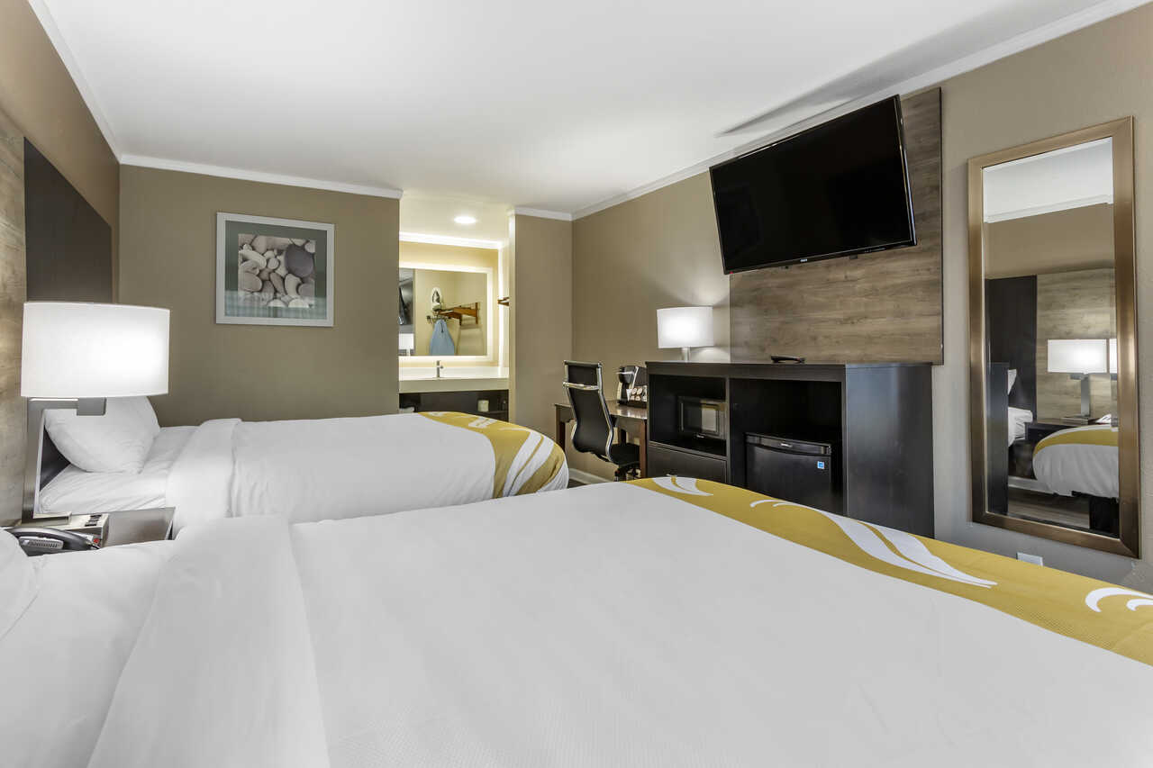 Guest Room With Flat Screen Television